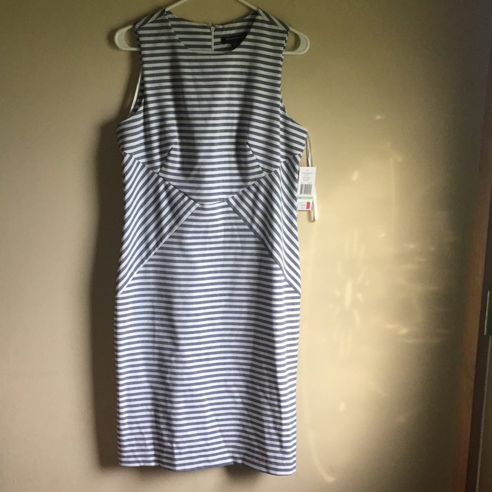 Navy and Ivory dress